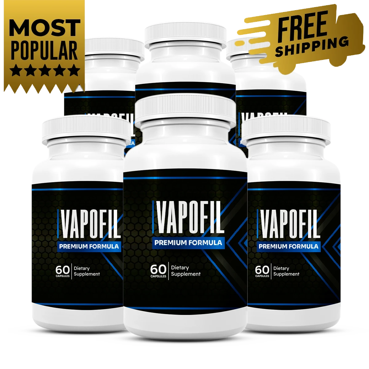 Vapofil 6-bottle package