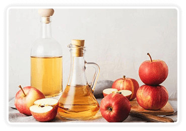 Spanish red apple vinegar — CitrusBurn ingredient